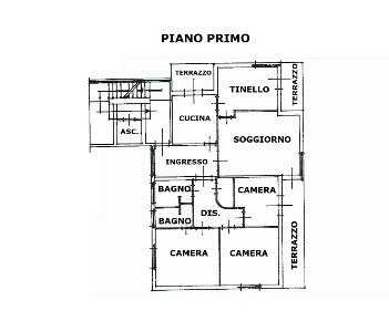Foto Appartamento a Pistoia Pistoia Ovest di 130 m² con 6 locali in affitto