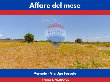 Foto Terreno residenziale in Via Foscolo, Vernole Centro di 10718 m²