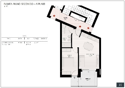 Foto Appartamento in Via Verruca, Trento Piedicastello di 44 m² in vendita