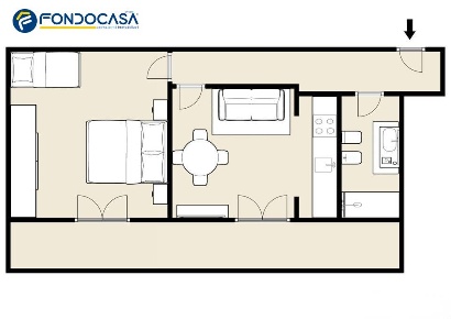 Foto Appartamento a Albisola Superiore Centro di 55 m² con 2 locali