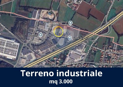 Foto Terreno industriale in via del pascolo, Osio Sotto di 3000 m²