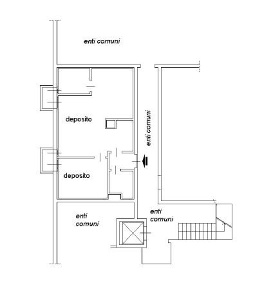 Foto Magazzino in Via Perini  19, Milano Quarto Oggiaro di 57 m² in vendita