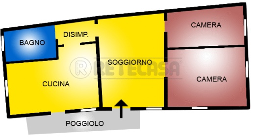 Foto Villa a schiera in valfloriana 10, Valfloriana di 70 m² con 4 locali