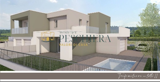 Foto Villa a schiera in Via Oliveto, Castelnuovo del Garda di 228 m²