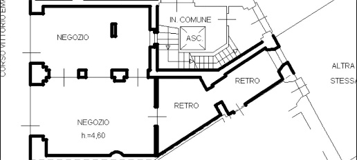 Foto Negozio in piazza cavallotti, Mantova Centro di 90 m² con 1 locali