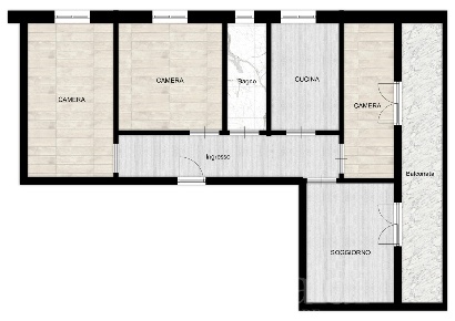Foto Appartamento in Cassini, Genova Sampierdarena di 71 m² con 5 locali