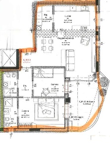 Foto Appartamento in via baroni, Rimini Viserba di 92 m² con 4 locali