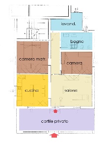 Foto Appartamento a Fano Centro Storico di 97 m² con 4 locali in vendita