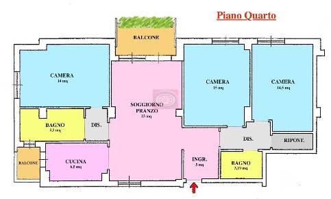 Foto Appartamento a Cesena Sant'Egidio - Vigne di 126 m² con 5 locali