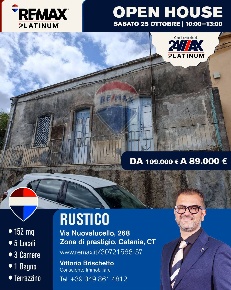 Foto Rustico in Via Nuovalucello, Catania di 152 m² con 5 locali in vendita