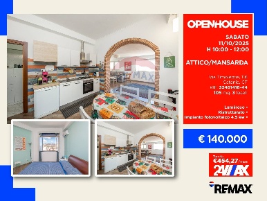 Foto Attico in Via Timoleone, Catania Picanello di 105 m² con 3 locali
