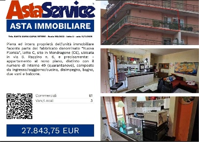 Foto Appartamento in via S. Razzino n. 6, Mondragone di 81 m² con 3 locali