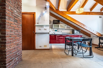Foto Attico in Via Nicola Fabrizi, Torino Campidoglio di 43 m² con 2 locali