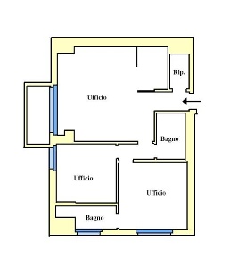 Foto Ufficio a Lucca San Marco - Acquacalda di 71 m² con 3 locali