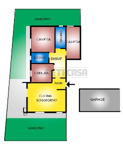 Foto Appartamento a Borgoricco Bressanin di 127 m² con 1 locali in vendita