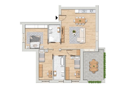 Foto Appartamento in Via Calzolara, Valsamoggia Bazzano di 136 m²