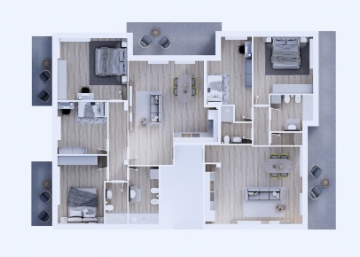 Foto Appartamento in Via Amerigo Vespucci 3, Rovigo San Pio X di 100 m²