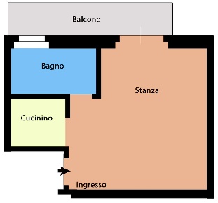Foto Appartamento in Viale Trento 4, Bolzano Oltrisarco - Aslago di 33 m²