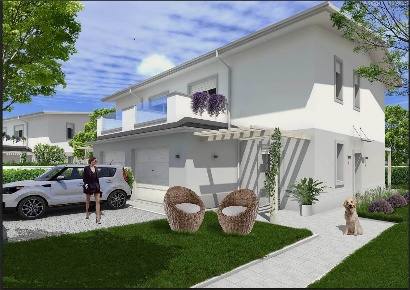 Foto Villa bifamiliare in Via Jacopo da porto sud, Modena Cognento