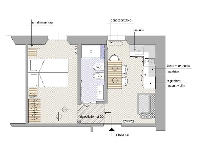 Foto Appartamento in via Marocco, Milano Pasteur di 35 m² con 2 locali