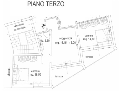 Foto Appartamento in VIA MENABUOI, Firenze di 55 m² con 3 locali in vendita