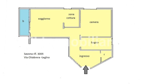 Foto Appartamento in Via Chiabrera, Savona Legino, Zinola, Fornaci di 58 m²