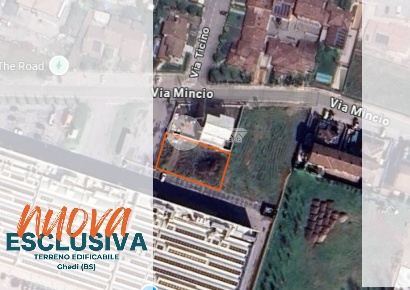 Foto Terreno residenziale in Via Mincio, Ghedi di 700 m² in vendita