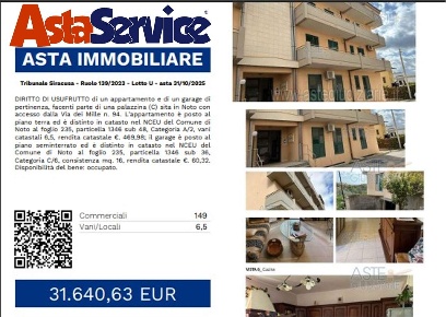 Foto Appartamento in Via dei mille 94, Noto Centro di 149 m² con 6 locali
