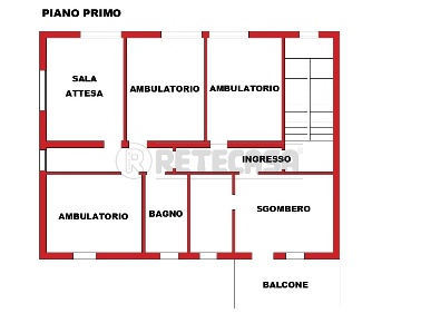 Foto Ufficio in Via Libertà 1, Bondeno Centro di 110 m² con 5 locali