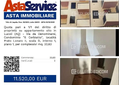 Foto Appartamento in prato lonaro i aq italia, Lucoli di 33 m² con 2 locali