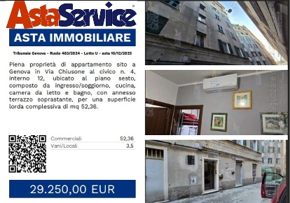 Foto Appartamento in Via Chiusone 4/12, Genova Sampierdarena di 52 m²
