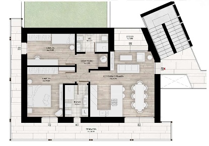 Foto Appartamento a Monastier di Treviso di 80 m² con 4 locali in vendita