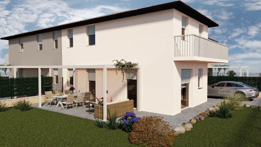 Foto Villa bifamiliare a Gossolengo Centro di 120 m² con 4 locali