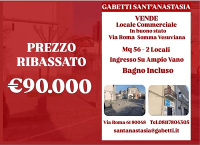 Foto Negozio in roma, Somma Vesuviana di 56 m² con 2 locali in vendita
