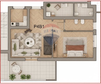 Foto Appartamento in Via Fermi, Alghero Maria Pia, Fertilia di 42 m²