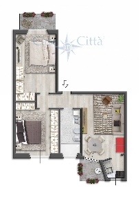 Foto Appartamento in Via Piero Martinetti, Milano Piazzale Siena di 70 m²