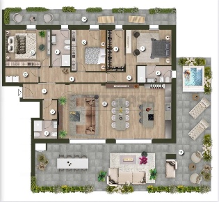 Foto Appartamento in VIA FARINI, Vicenza San Bortolo di 236 m² con 5 locali