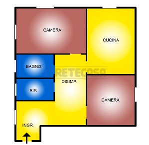 Foto Appartamento in Via Garibaldi is 457  375, Messina Garibaldi di 80 m²