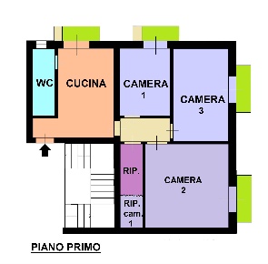 Foto Appartamento in Via Puglie 5, Messina Quartiere Americano di 76 m²