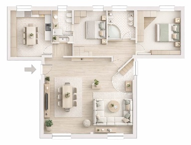 Foto Appartamento a Piacenza Via Taverna - Ospedale di 163 m² con 4 locali