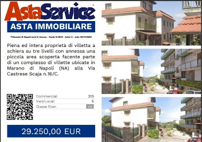 Foto Villa a schiera in Via Castrese Scaja 80016 16c 16c, Marano di Napoli