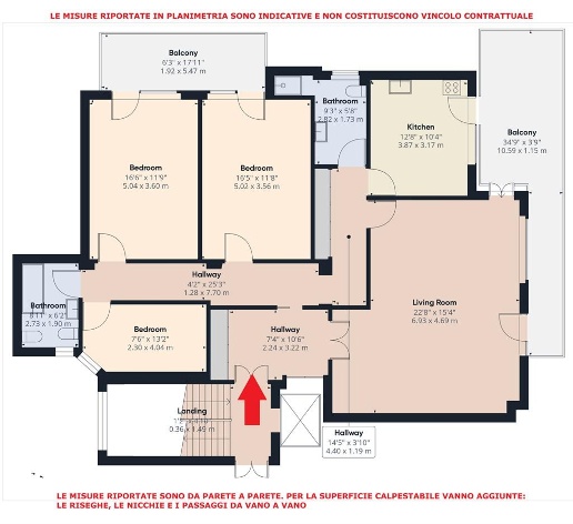 Planimetria 2 annuncio Appartamento in Largo Gaetano la Loggia 33, Roma Villa Bonelli