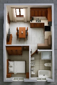 Foto Appartamento in Via Montebello, Bologna Marconi di 63 m² con 3 locali