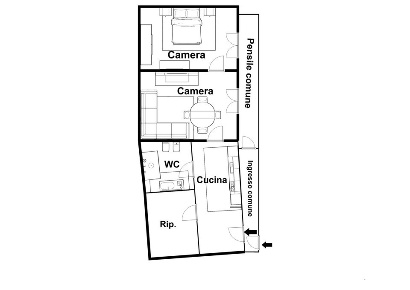 Foto Appartamento in San Paolo, Napoli Centro Storico di 80 m² con 2 locali