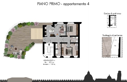 Foto Appartamento a Pisa San Francesco di 137 m² con 5 locali in vendita
