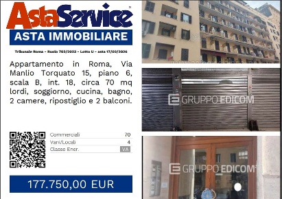 Foto Appartamento in Via Manlio Torquato 15, Roma Furio Camillo di 70 m²