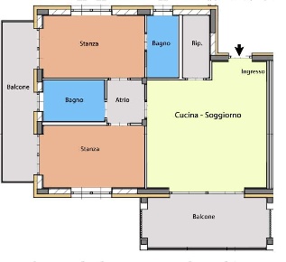 Foto Appartamento a Campitello di Fassa di 100 m² con 3 locali in vendita