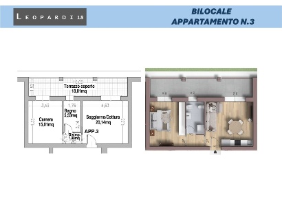 Foto Appartamento a Parabiago Centro di 52 m² con 2 locali in vendita