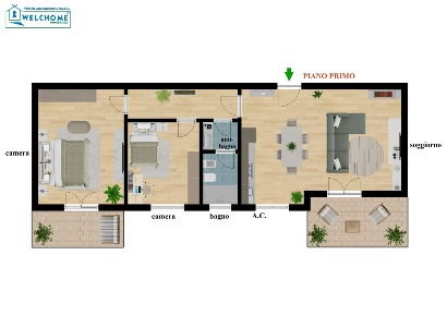 Foto Appartamento a Quartucciu Centro di 95 m² con 3 locali in affitto