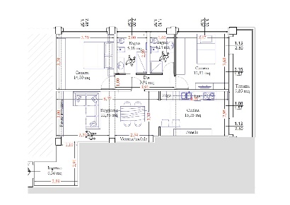 Foto Appartamento a Poggibonsi di 96 m² con 4 locali in vendita